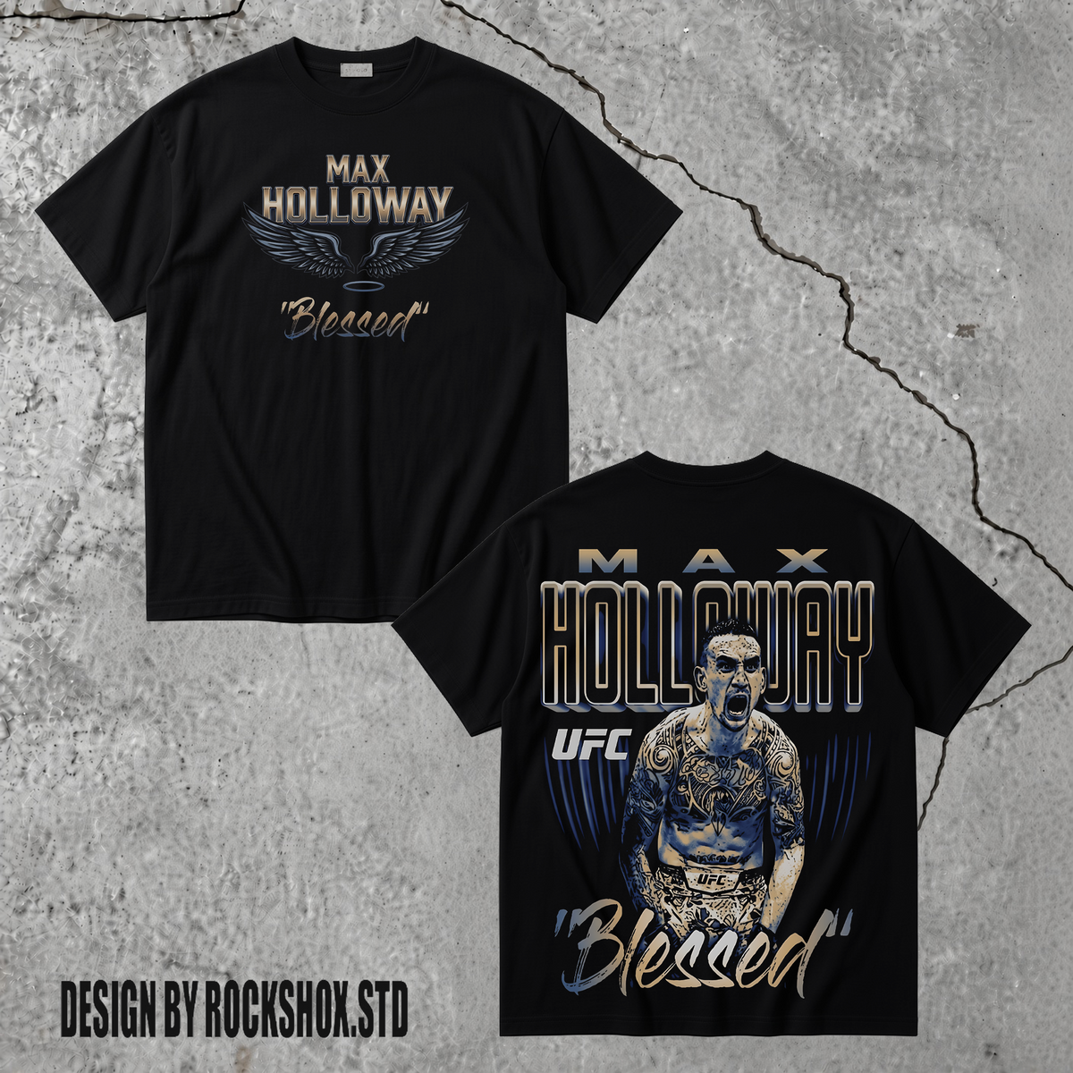 The Blessed Max Holloway MMA UFC T-Shirt