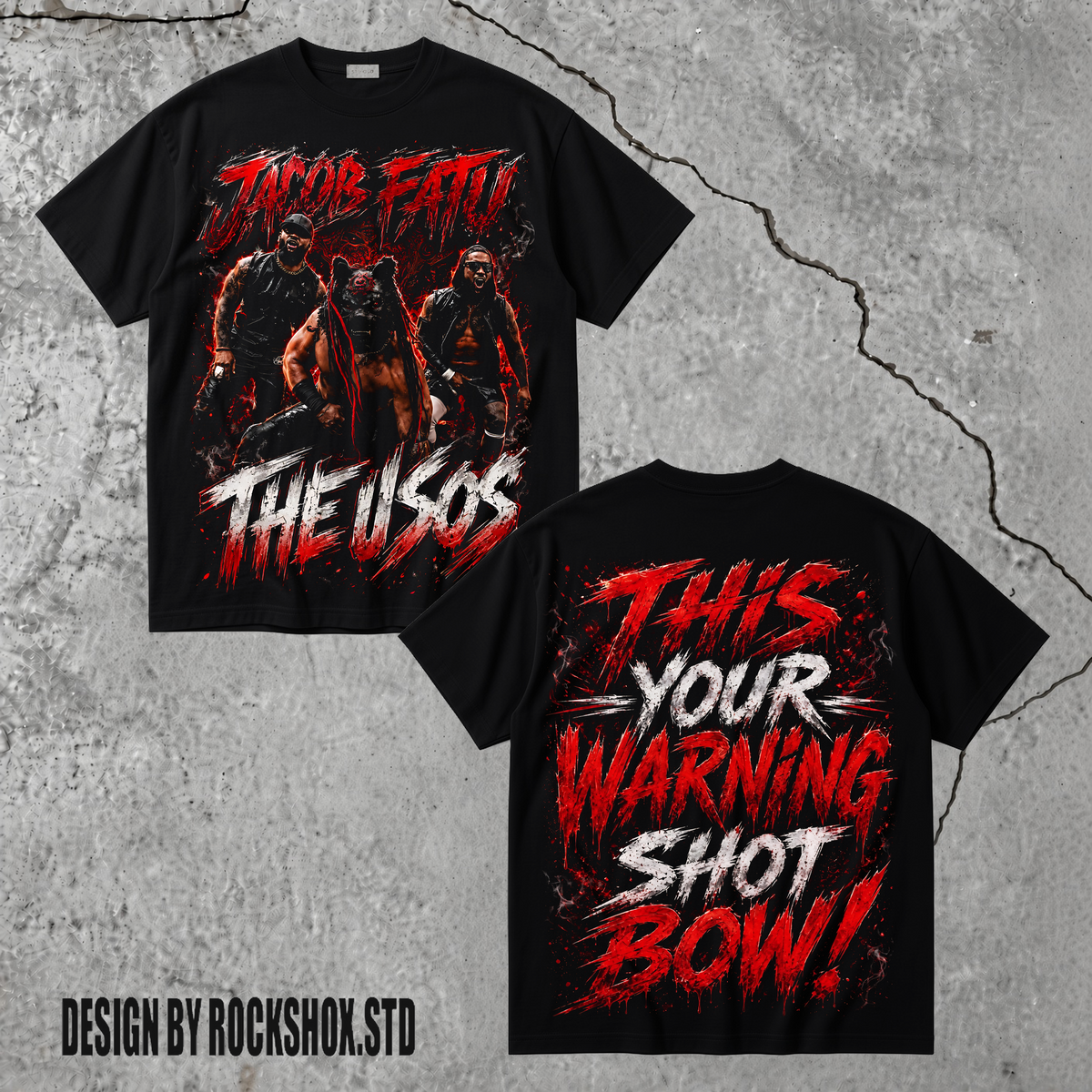 The Usos Jimmy Uso & Jey Uso WWE Wrestling T-Shirt