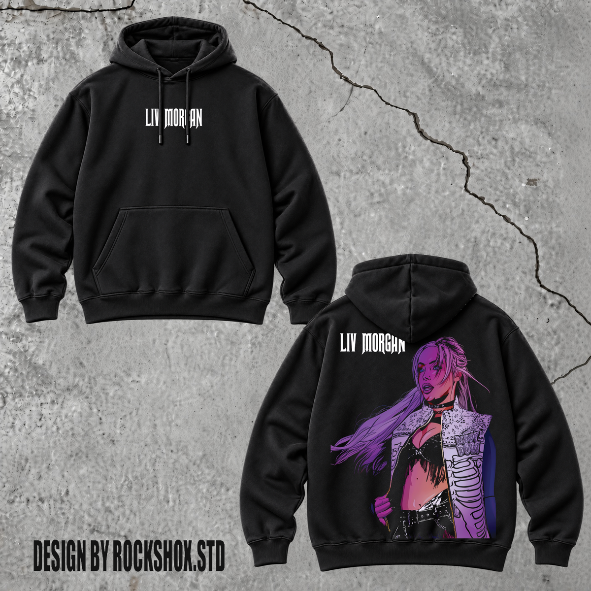 Liv Morgan “The Miracle Kid” Vintage Wrestling WWE Hoodie